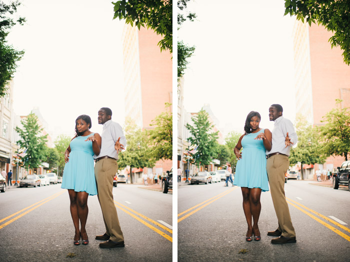 Greensboro engagement, engagement photographer, UNC greensboro, UNCG, Carolina theater