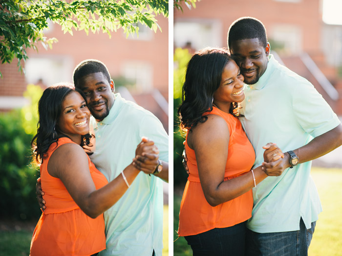 Greensboro engagement, engagement photographer, UNC greensboro, UNCG, Carolina theater