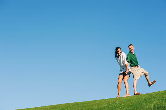 tobacco road golf course engagement, sanford photographer, engagement pictures