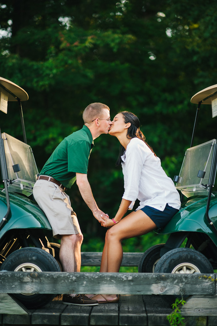 tobacco road golf course engagement, sanford photographer, engagement pictures