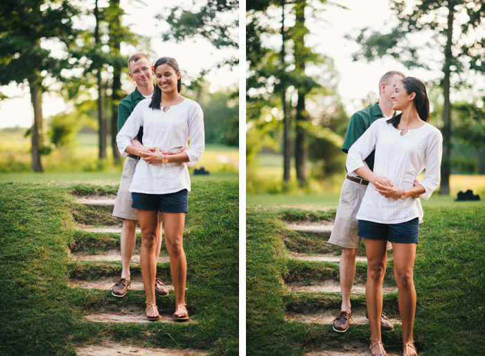 tobacco road golf course engagement, sanford photographer, engagement pictures