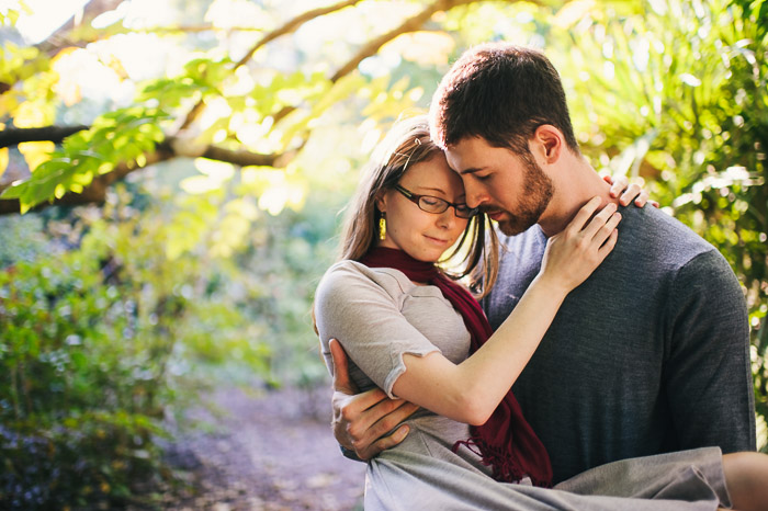 raleigh engagement pictures, jc raulston arboretum, downtown raleigh, engagement photographer