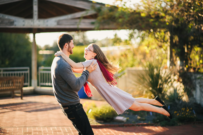 raleigh engagement pictures, jc raulston arboretum, downtown raleigh, engagement photographer