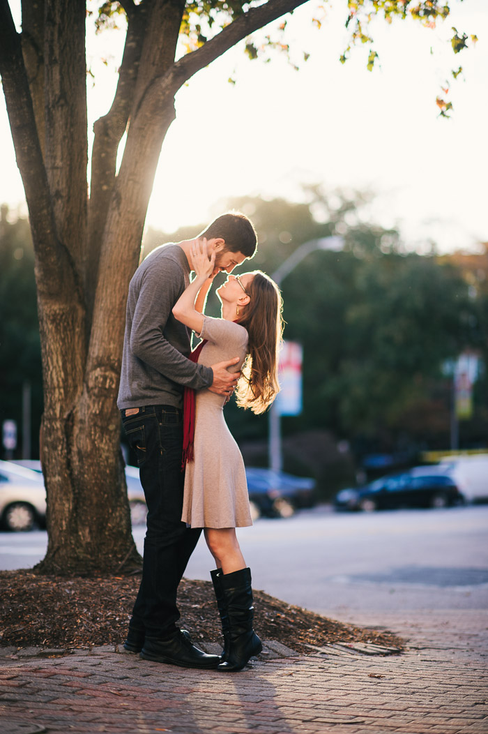 raleigh engagement pictures, jc raulston arboretum, downtown raleigh, engagement photographer