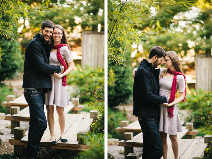 raleigh engagement pictures, jc raulston arboretum, downtown raleigh, engagement photographer