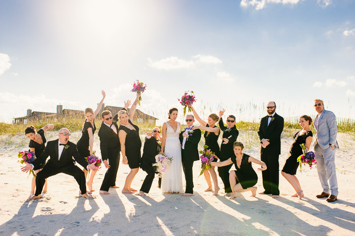 wrighstville beach wedding, surf club wedding, wrightsville photographer, figure eight island, beach wedding