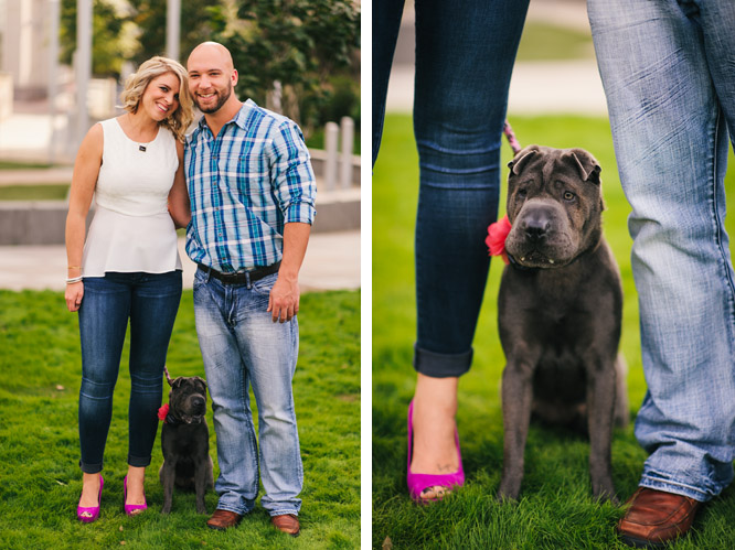 charlotte photographer, engagement photographer, romare bearden park, charlotte engagement pictures