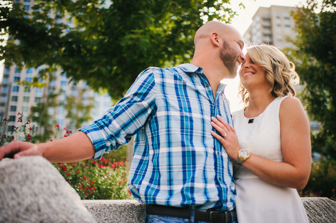 charlotte photographer, engagement photographer, romare bearden park, charlotte engagement pictures