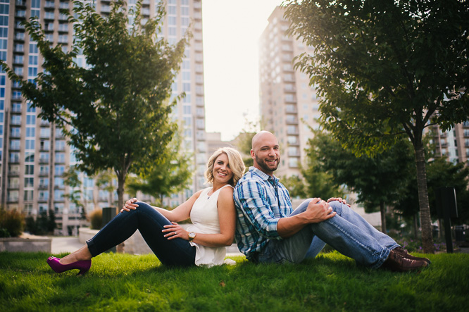 charlotte photographer, engagement photographer, romare bearden park, charlotte engagement pictures