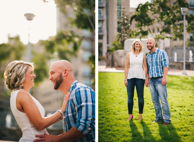 charlotte photographer, engagement photographer, romare bearden park, charlotte engagement pictures