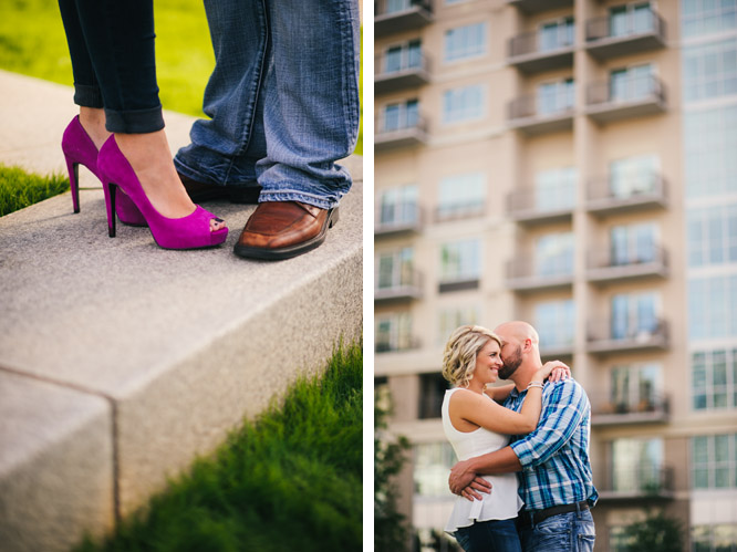 charlotte photographer, engagement photographer, romare bearden park, charlotte engagement pictures